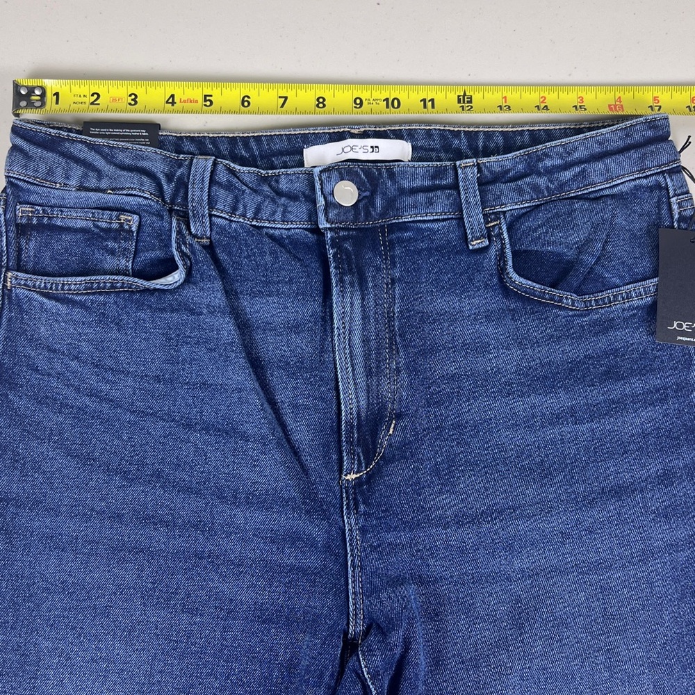Joe's Jeans High Rise Straight Ankle Denim Stretch Jean Denim Size 33 - Picture 12 of 16